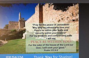 Hãy Cầu Hòa Bình Cho Giê-ru-sa-lem.